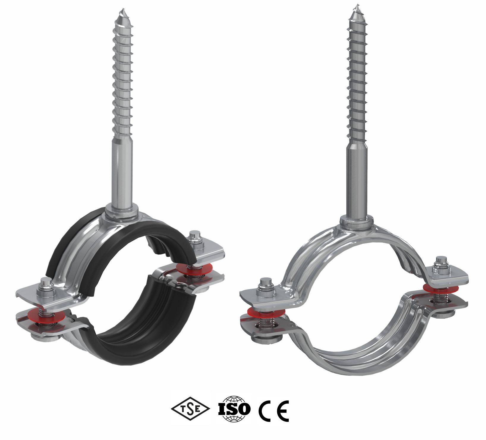 Pipe Clamps With Triphone