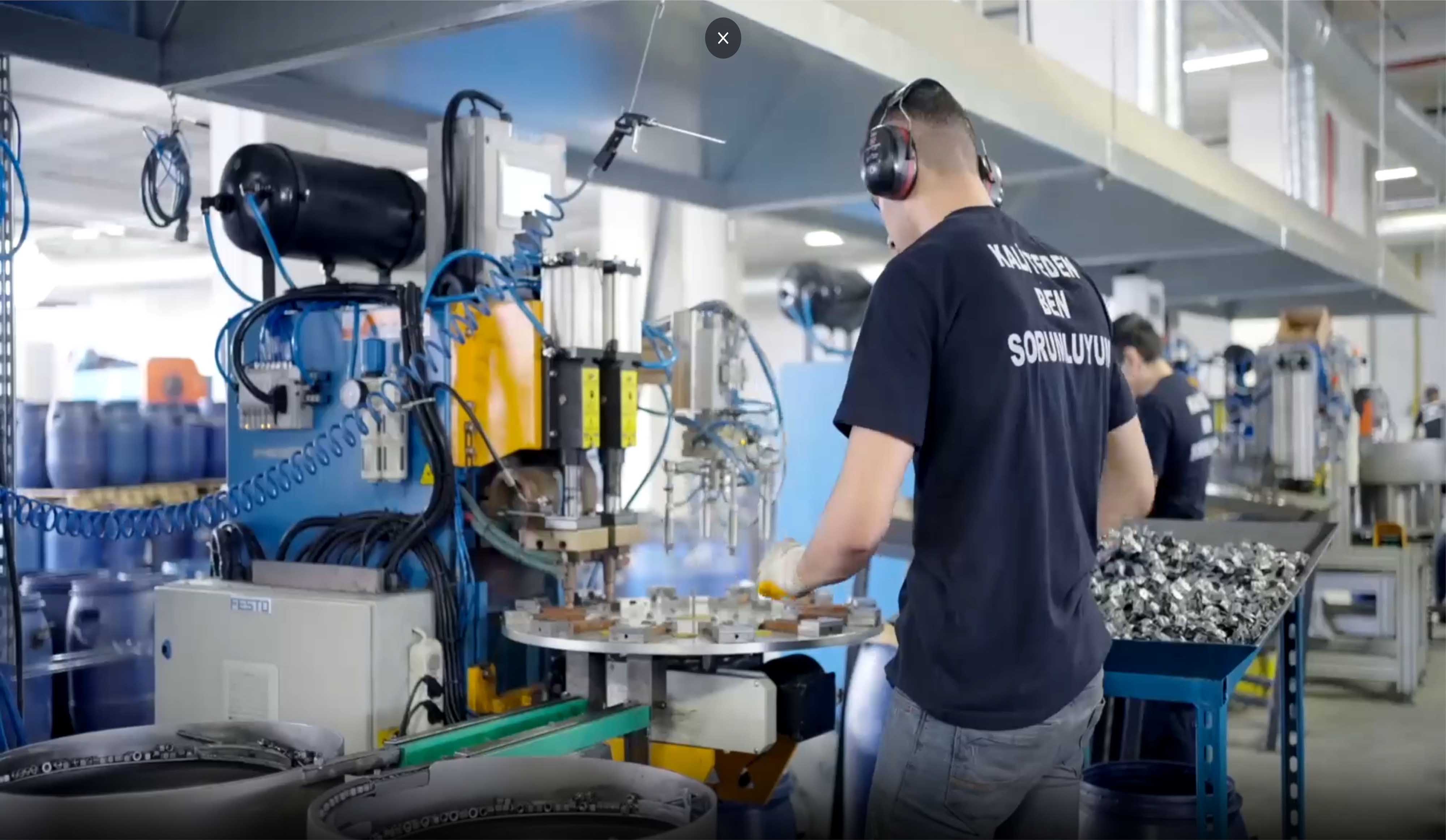 Advanced pipe clamp production line at MTK Pipe Clamps, combining automation and precision for large-scale international projects